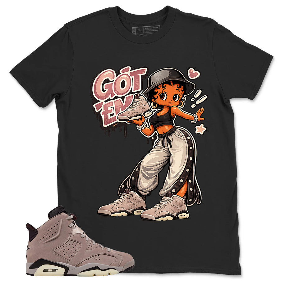 Brown Smoky Mauve 6s Zadago Shirt Got Em Lady Graphic