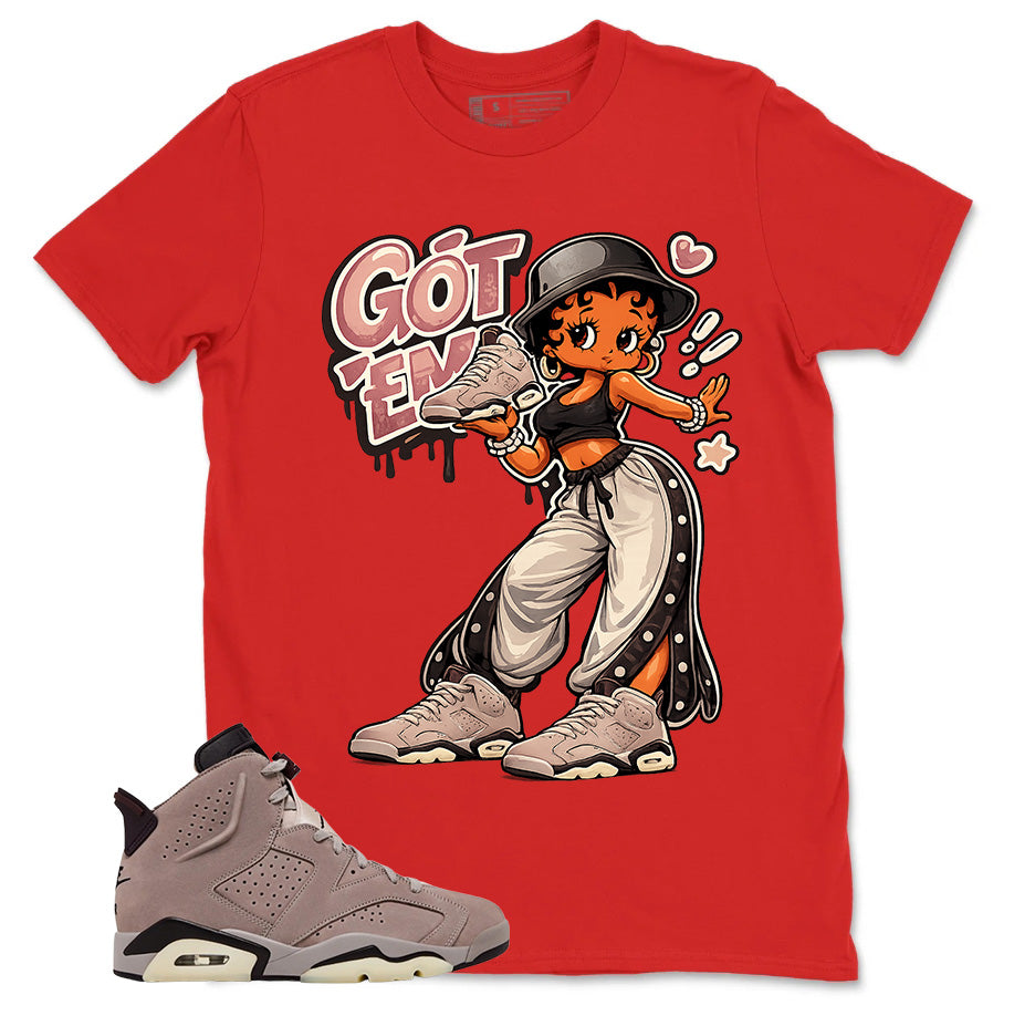 Brown Smoky Mauve 6s Zadago Shirt Got Em Lady Graphic