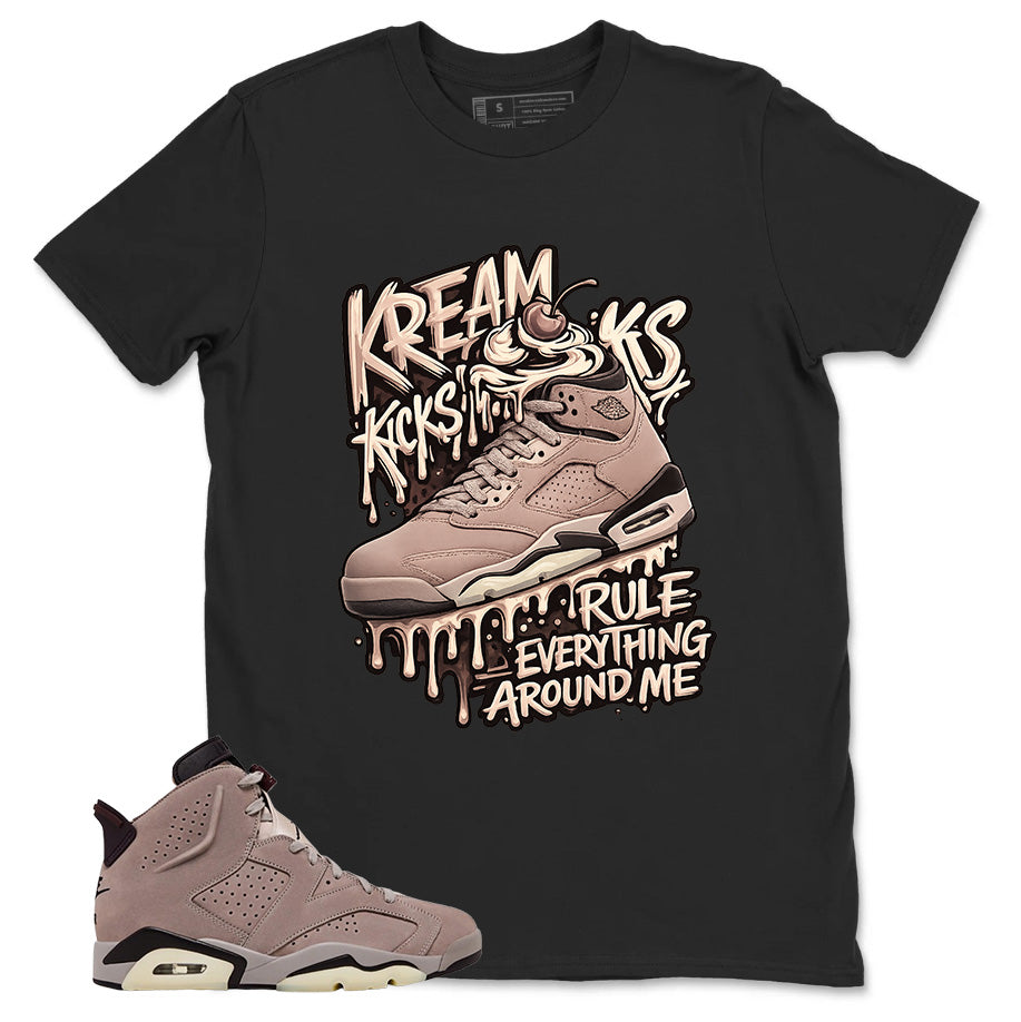 Brown Smoky Mauve 6s Zadago Shirt Kream Kicks Graphic