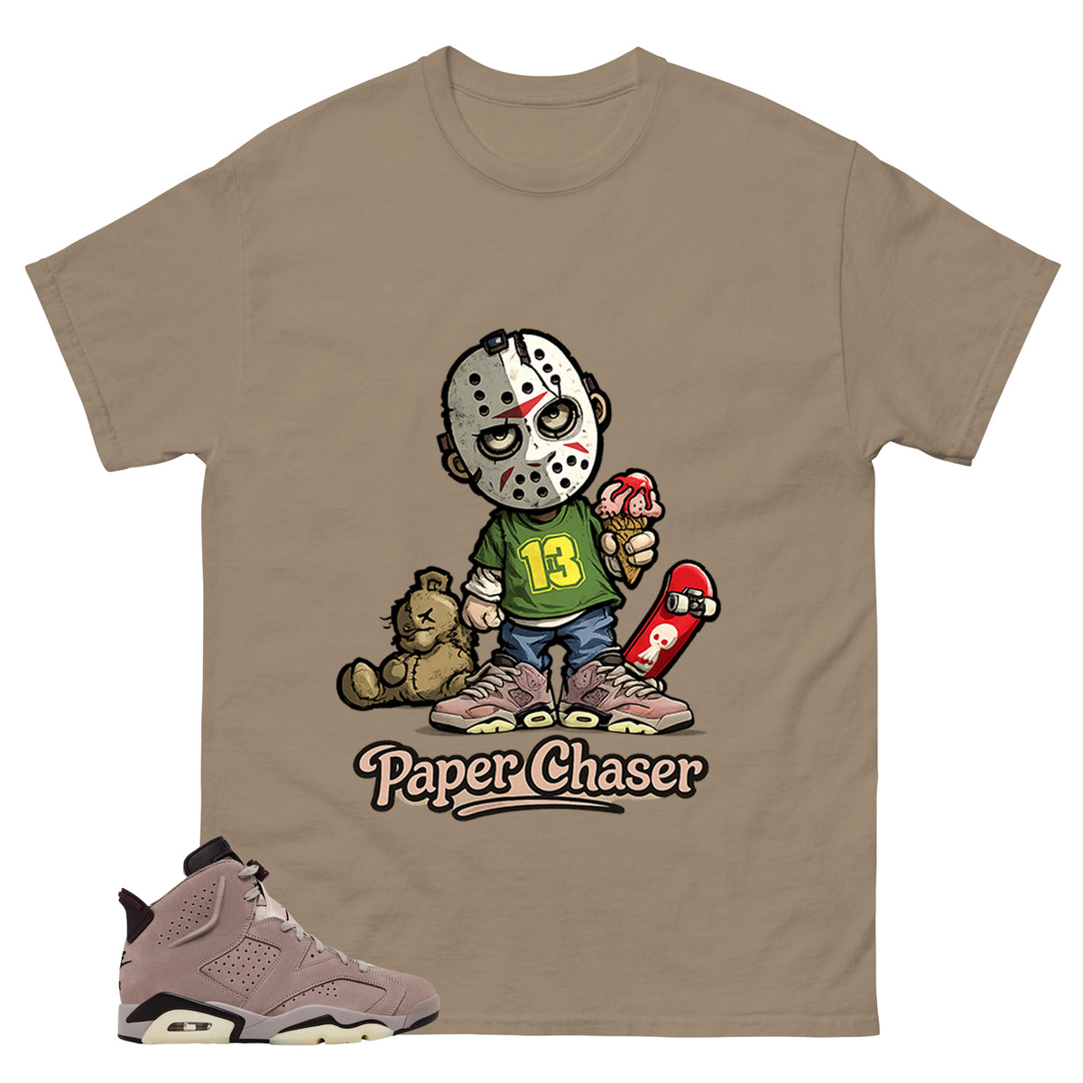 Brown Smoky Mauve 6s Zadago Shirt Little Jason Graphic
