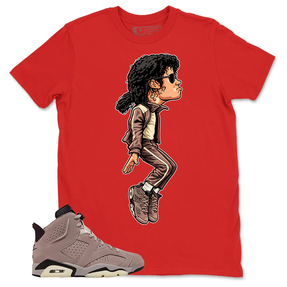 Brown Smoky Mauve 6s Zadago Shirt M.Jackson Tiptoe Graphic