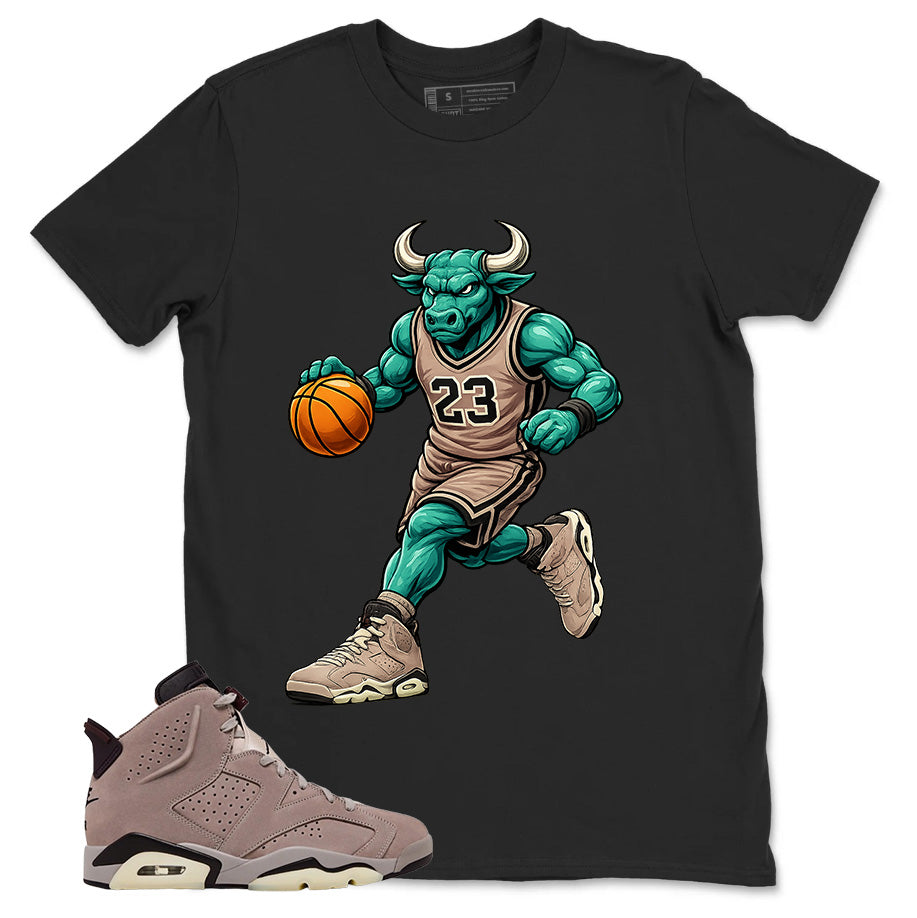 Brown Smoky Mauve 6s Zadago Shirt Raging Bull Graphic