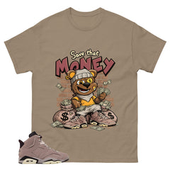Brown Smoky Mauve 6s Zadago Shirt Save That Money Graphic