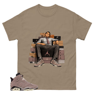 Brown Smoky Mauve 6s Zadago Shirt Sole Boss Graphic