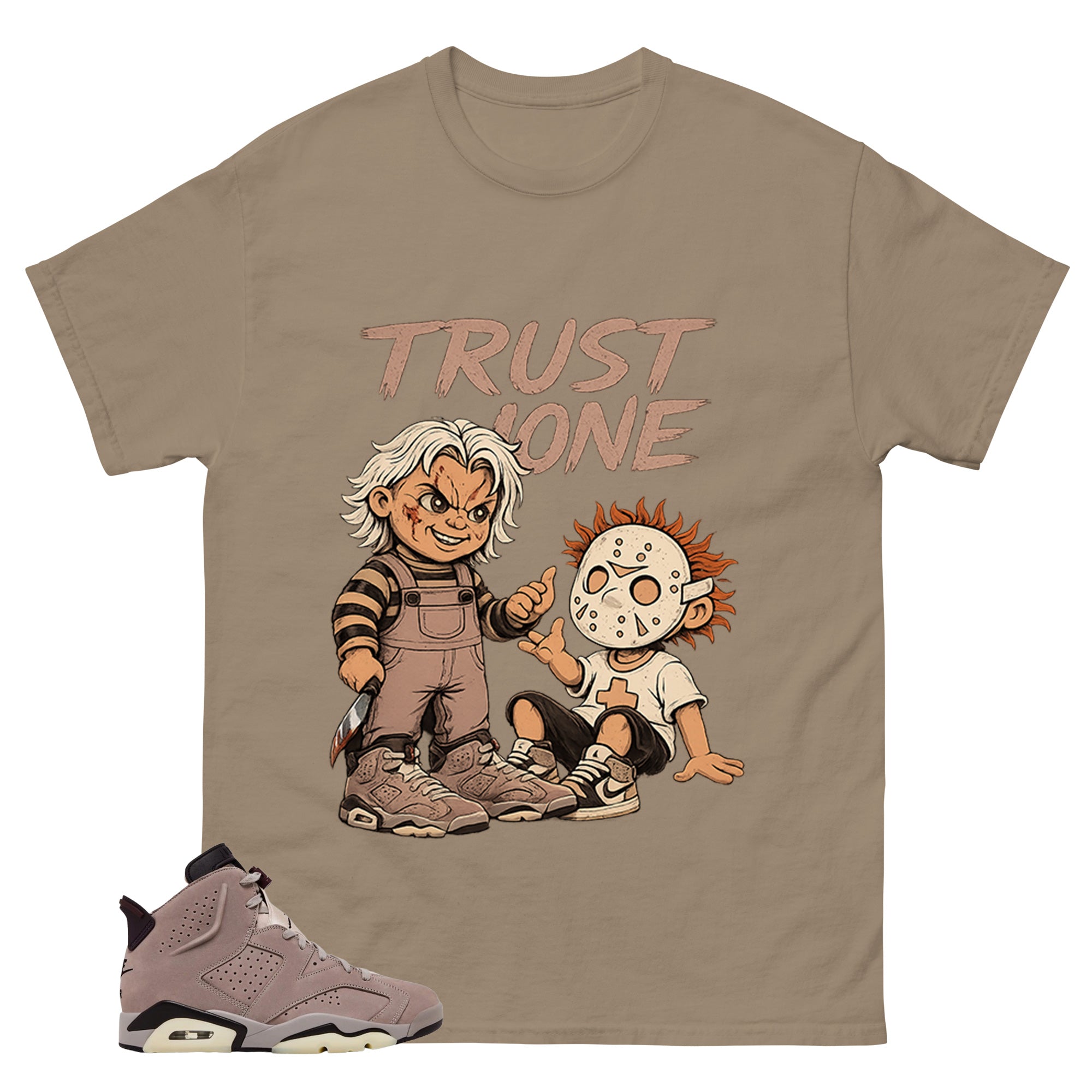 Brown Smoky Mauve 6s Zadago Shirt Trust None Graphic