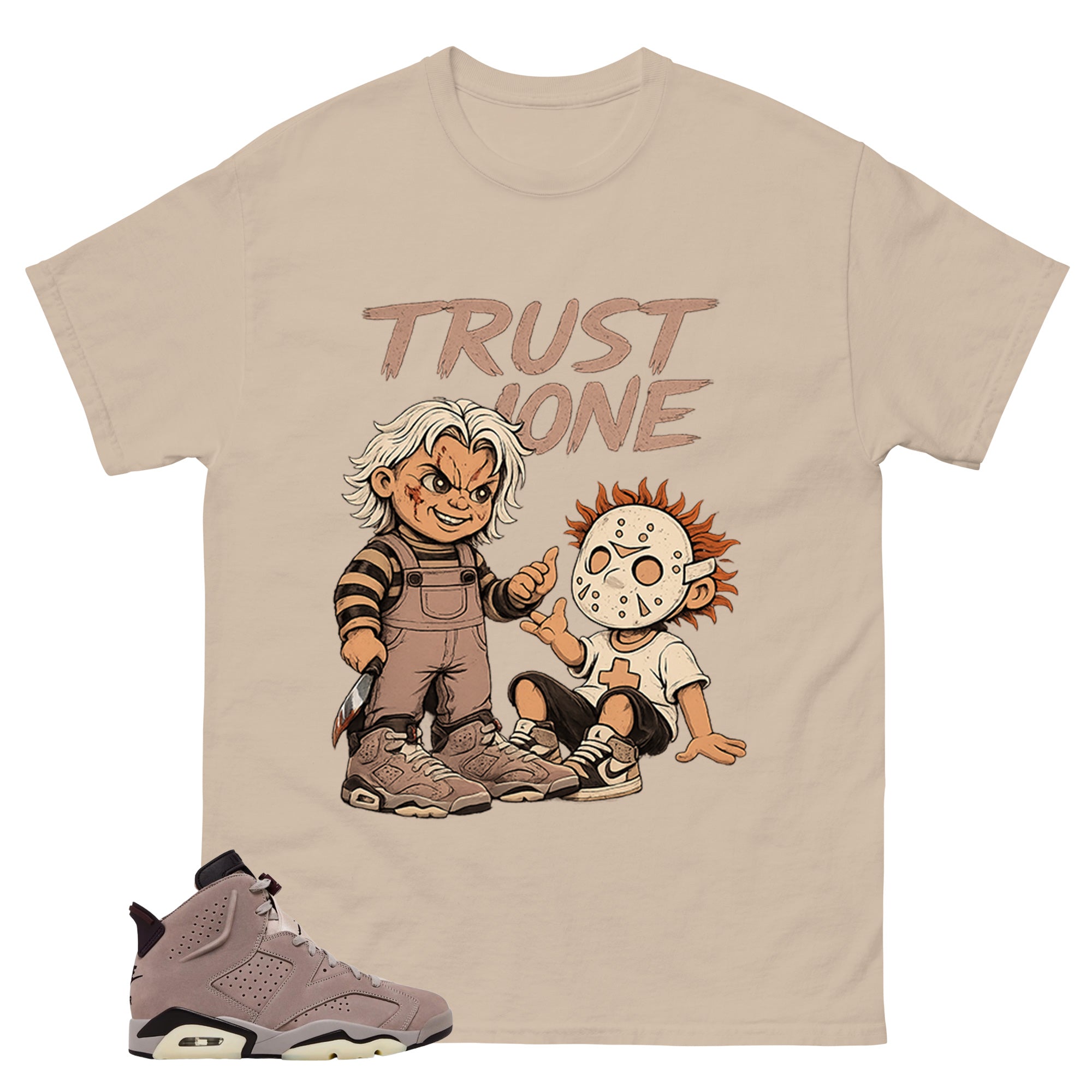 Brown Smoky Mauve 6s Zadago Shirt Trust None Graphic