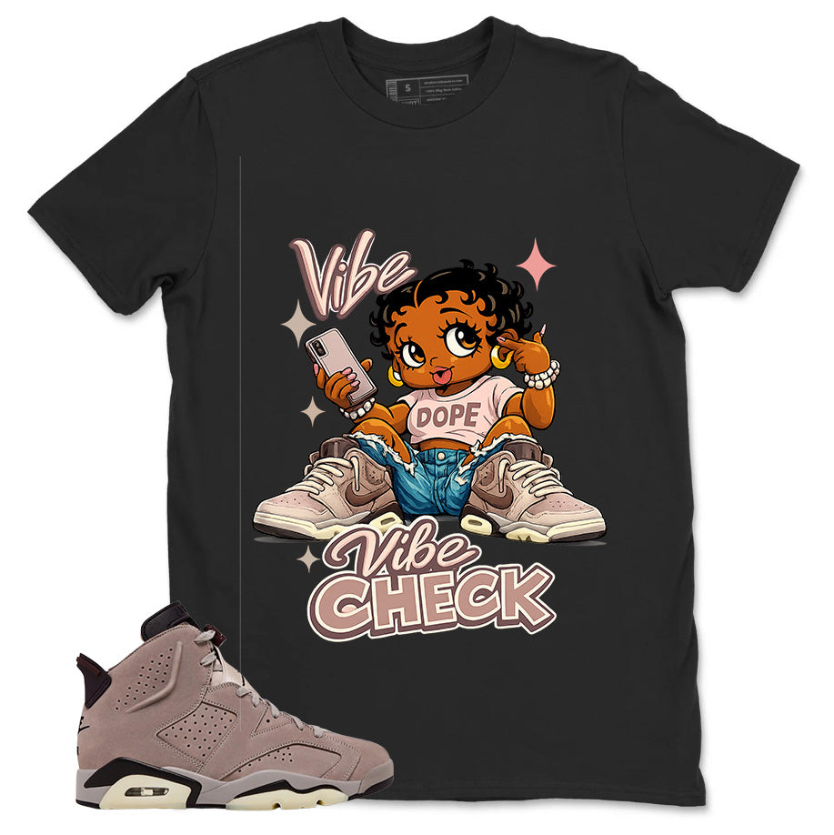 Brown Smoky Mauve 6s Zadago Shirt Vibe Check Graphic