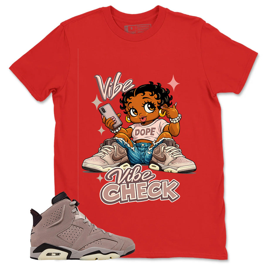 Brown Smoky Mauve 6s Zadago Shirt Vibe Check Graphic