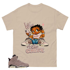 Brown Smoky Mauve 6s Zadago Shirt Vibe Check Graphic
