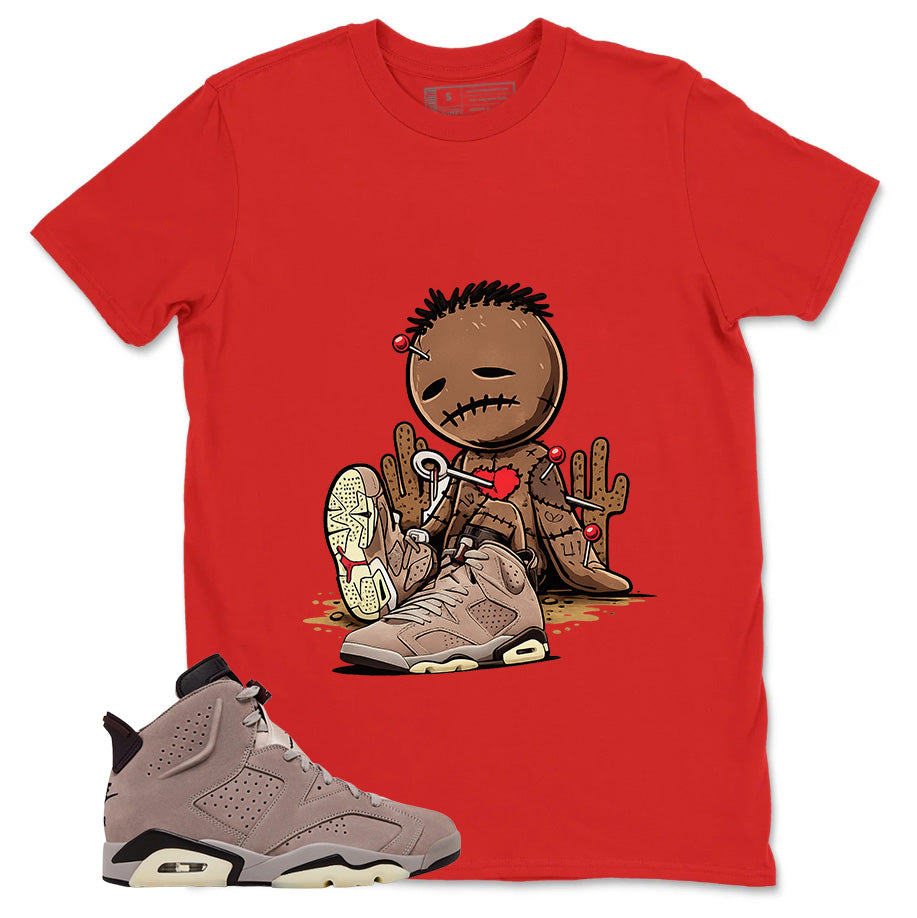 Brown Smoky Mauve 6s Zadago Shirt Voodoo Doll Graphic