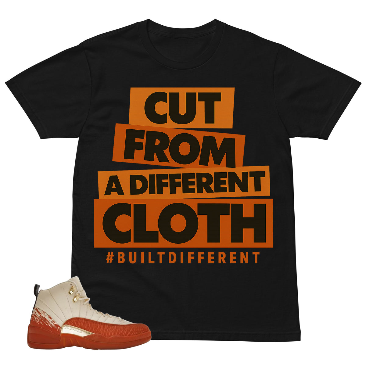 Built Different Shirt - Match Eastside Golf x Air Jordan 12 'Out the Mud'