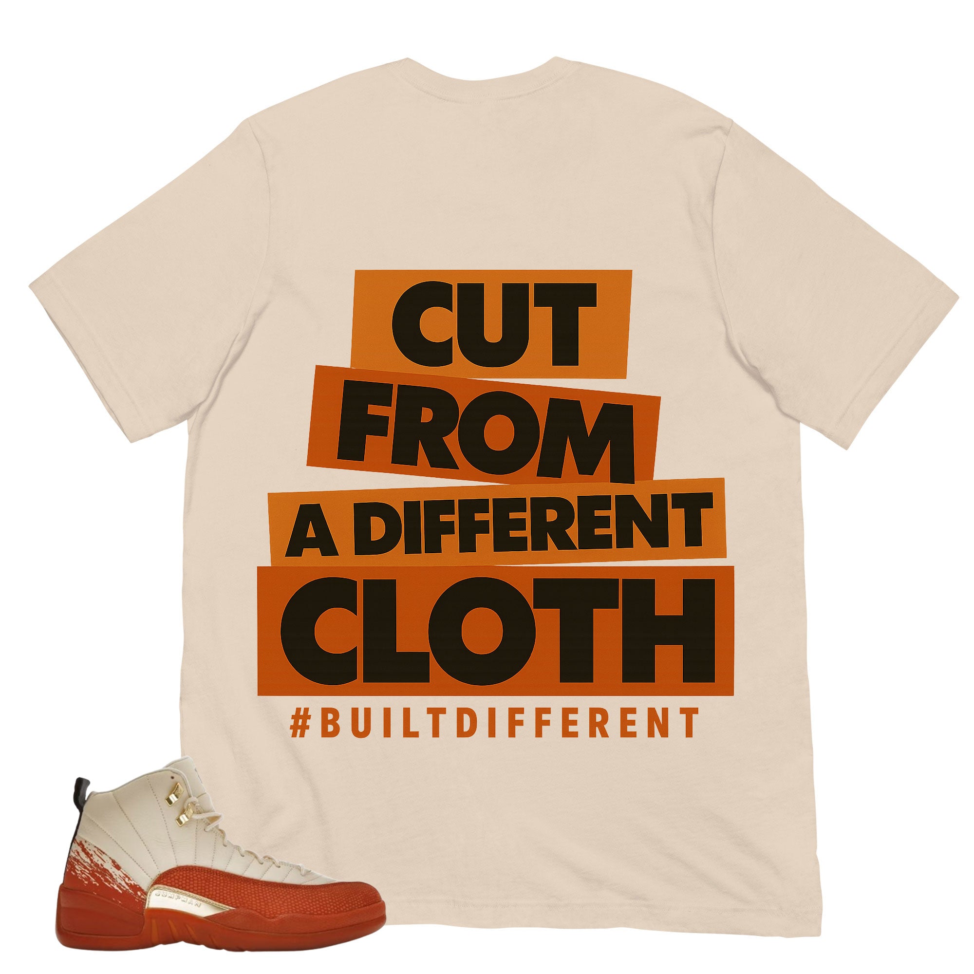 Built Different Shirt - Match Eastside Golf x Air Jordan 12 'Out the Mud'
