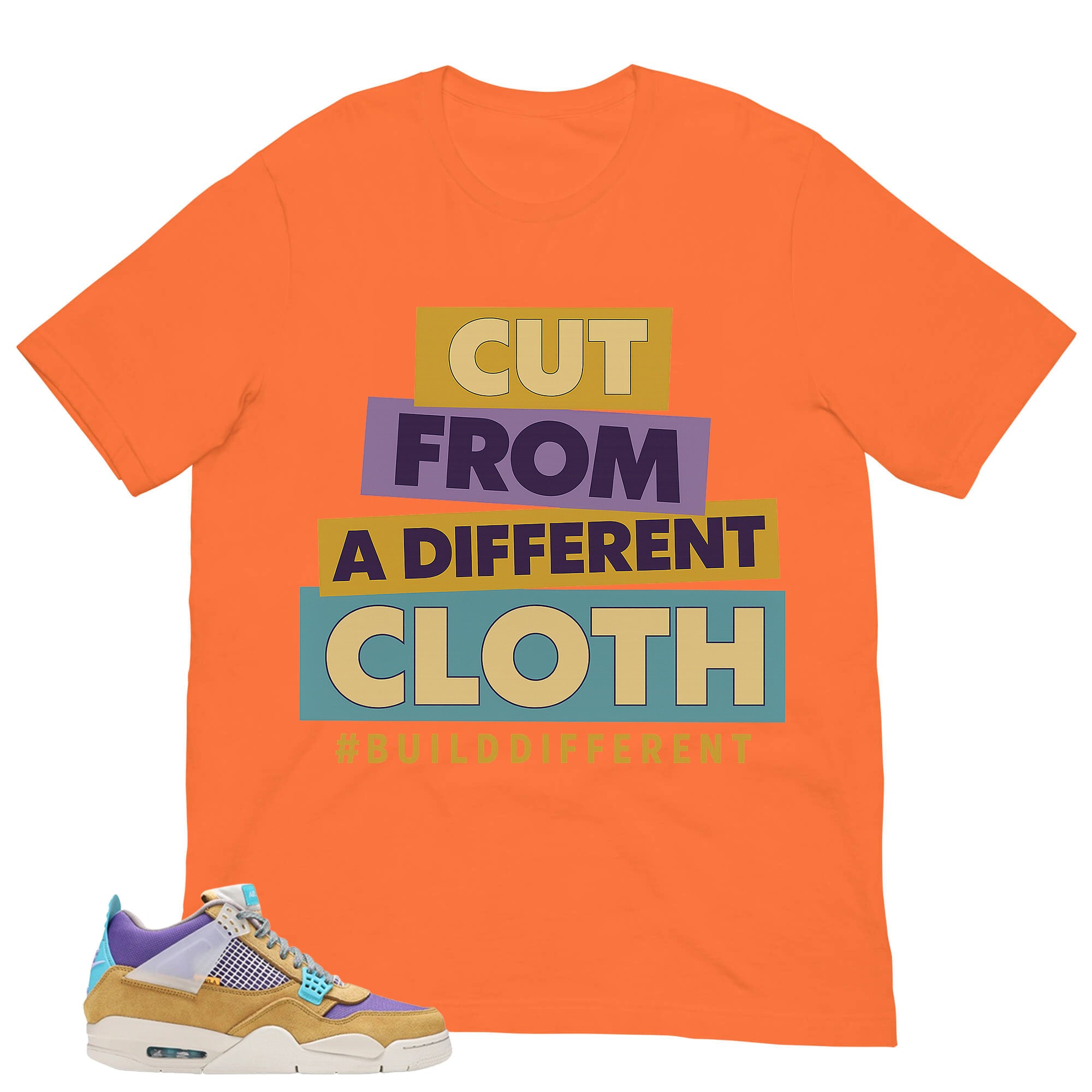 Built Different Shirt - Match Union LA x Air Jordan 4 Desert Moss