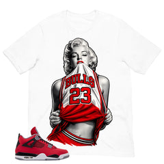 Bull 23 Marilyn Shirt - Match Air Jordan 4 Toro Bravo
