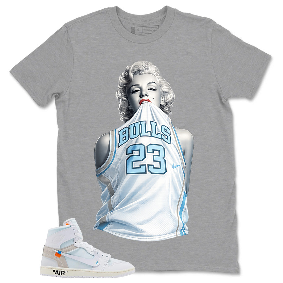 Bull 23 Marilyn Shirt - Match Virgil Abloh x Air Jordan 1 Alaska