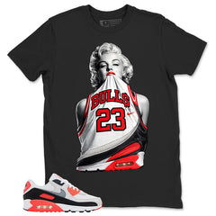 Bulls 23 Shirt - Match Air Max 90 Infrared