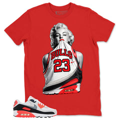Bulls 23 Shirt - Match Air Max 90 Infrared