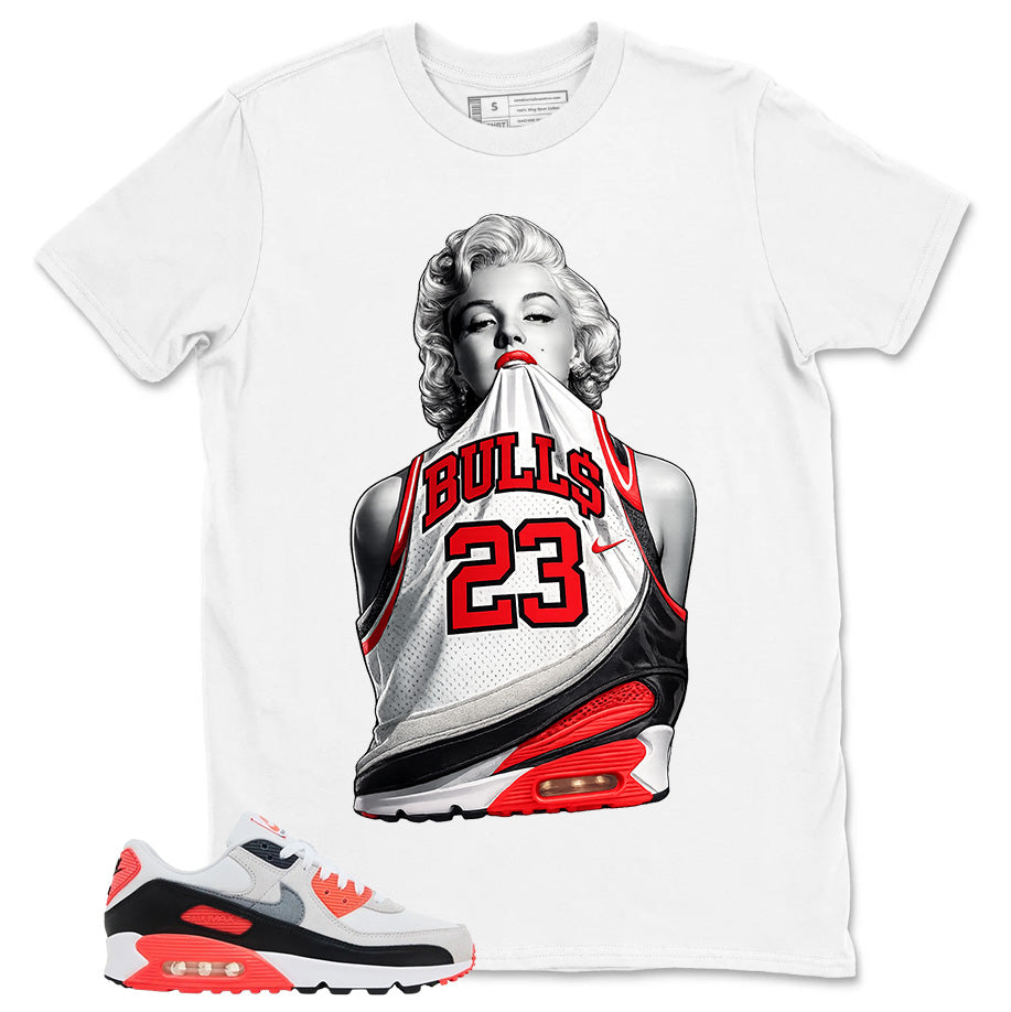 Bulls 23 Shirt - Match Air Max 90 Infrared