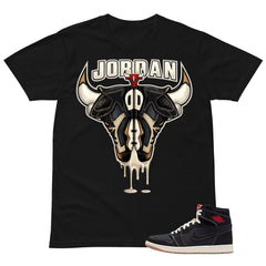 Bull Head Jordan Shirt - Match Air Jordan 1 Flight Club