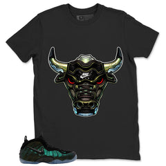Bull Head Shirt - Match Air Foamposite Pro Pine Green