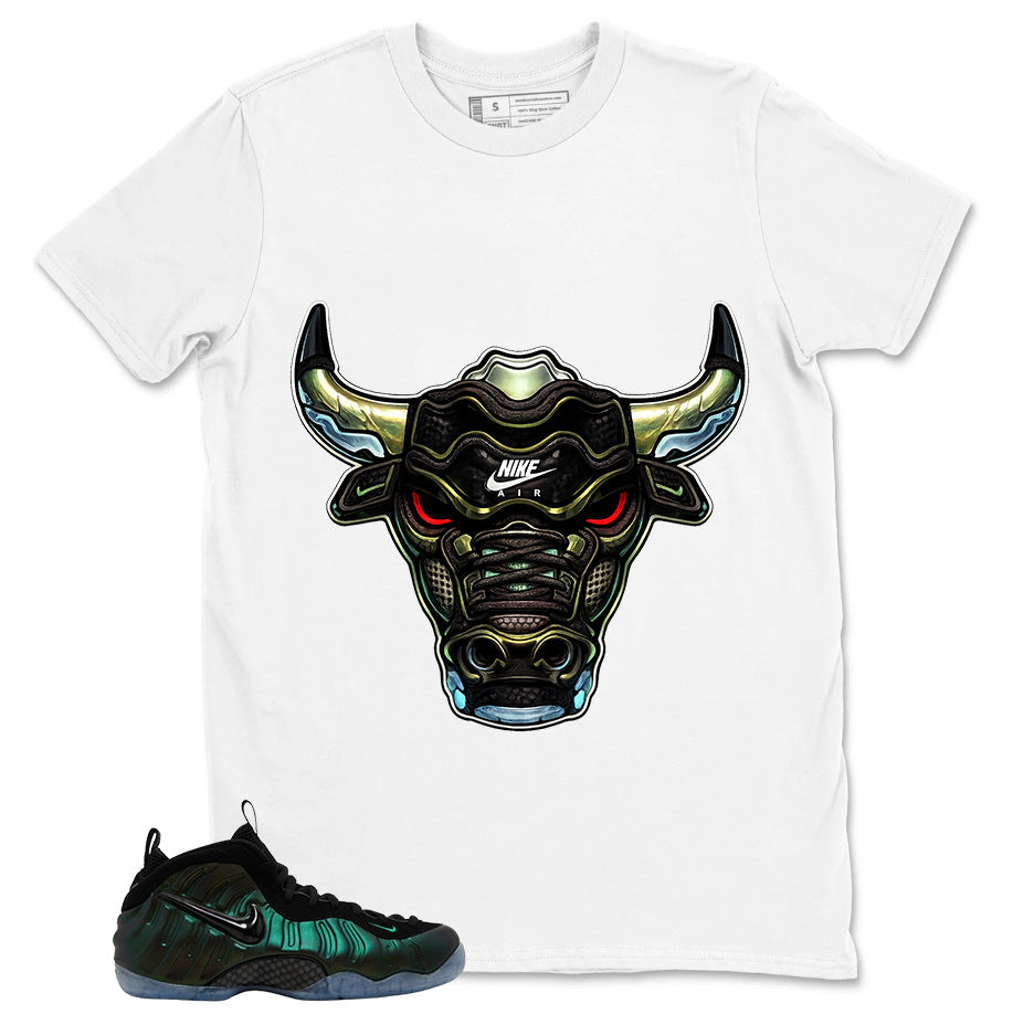 Bull Head Shirt - Match Air Foamposite Pro Pine Green