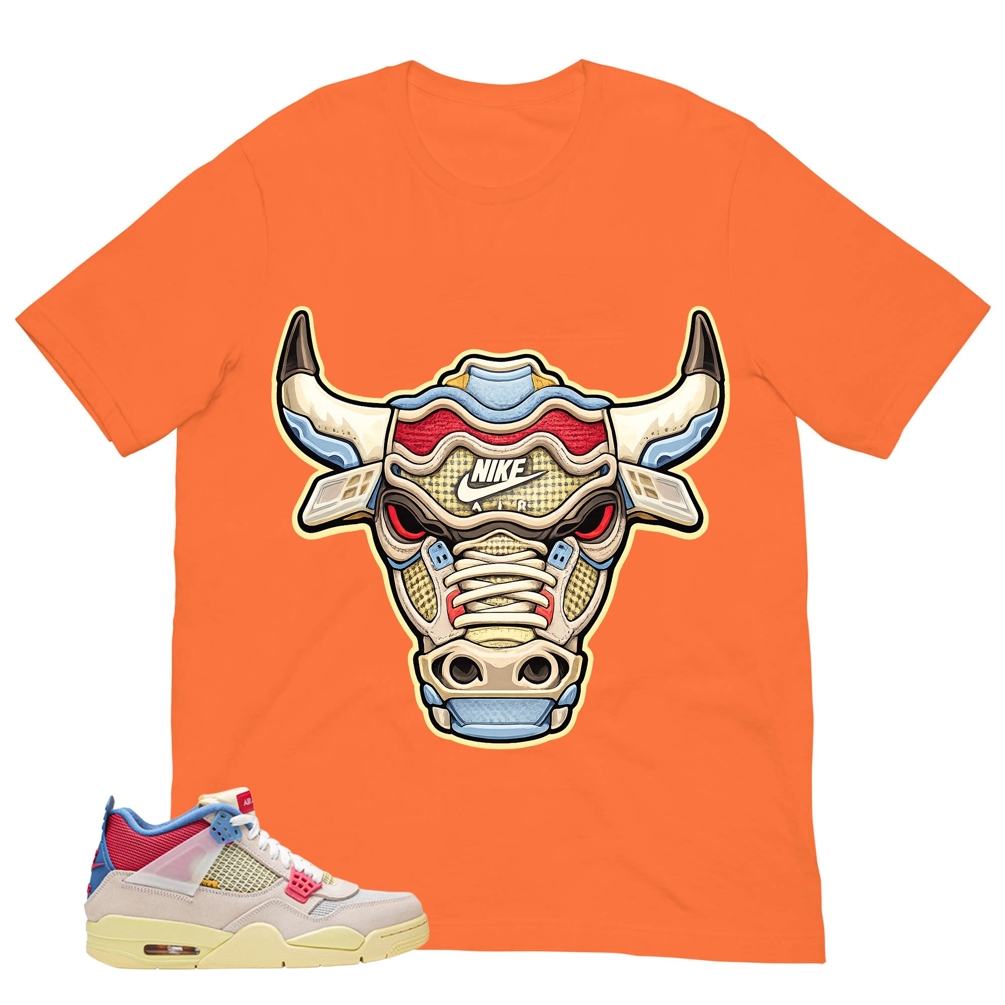 Bull Head Shirt - Match Union LA x Air Jordan 4 Guava Ice