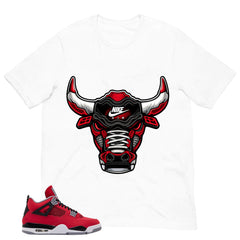 Bull Head Sneaker Shirt - Match Air Jordan 4 Toro Bravo