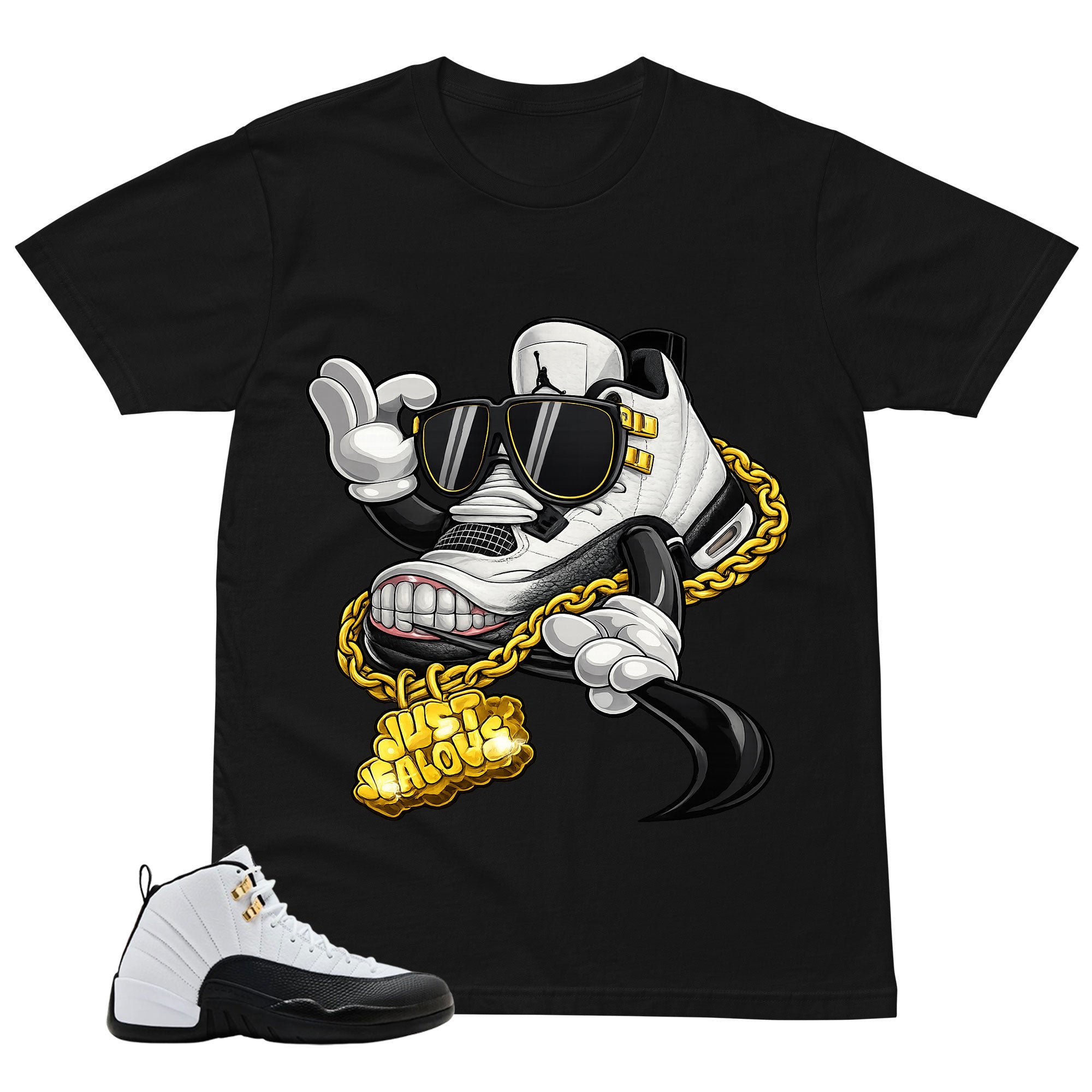 Bull Smile Shirt - Match Air Jordan 12 'Taxi'
