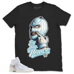 By Any Means Shirt - Match Virgil Abloh x Air Jordan 1 Alaska