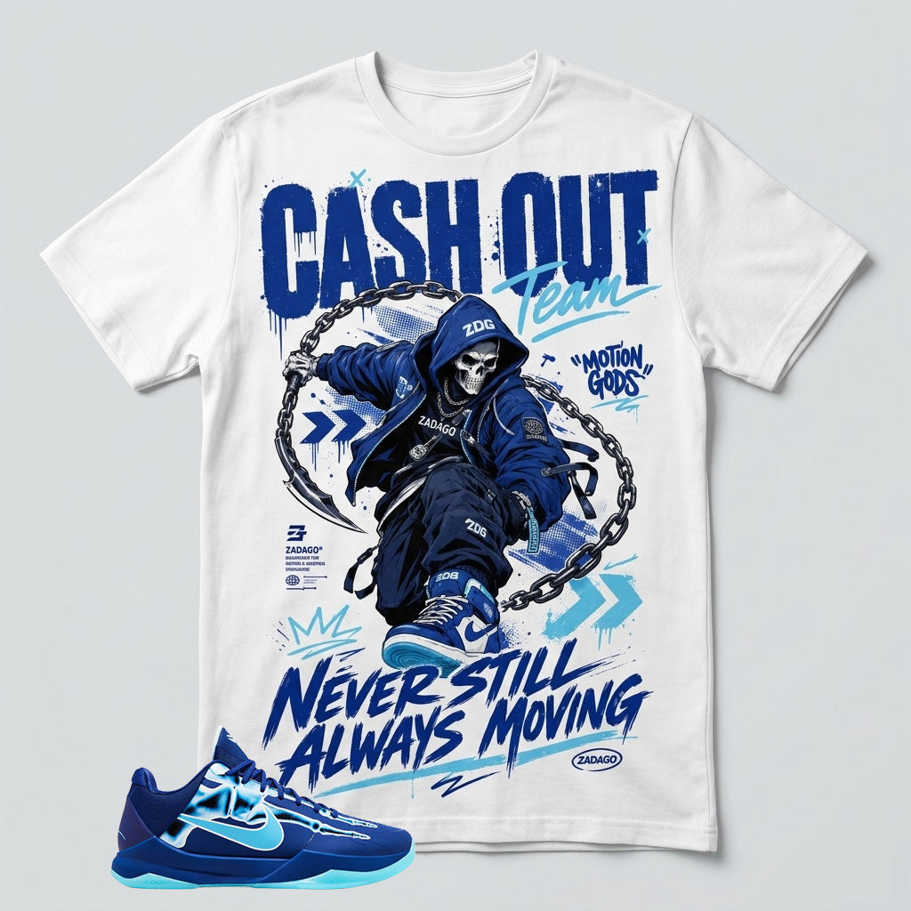 Cash Out Team Graphic Tee - Shirt To Match Kobe 5 Protro X-Ray