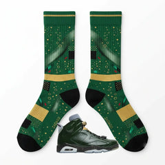 Champagne Bottle Socks – Air Jordan 6 Retro Inspired Mid-Calf Unisex Crew Socks