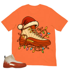 Christmas Light Sneaker Shirt - Match Eastside Golf x Air Jordan 12 'Out the Mud'