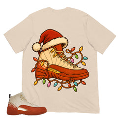 Christmas Light Sneaker Shirt - Match Eastside Golf x Air Jordan 12 'Out the Mud'