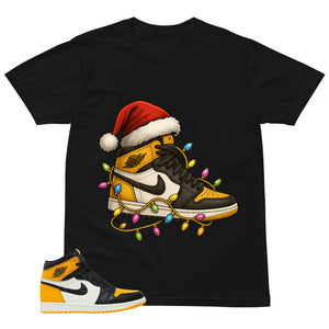 Christmas Light Sneaker Shirt - Match Air Jordan 1 Yellow Toe