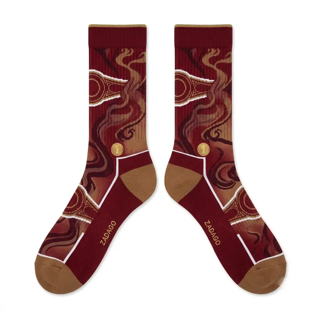 Cigar Sneaker Match Socks – Air Jordan 7 Retro Cigar Inspired Mid-Calf Crew Socks