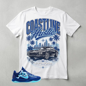 Coastline Hustle Graphic Tee - Shirt To Match Kobe 5 Protro X-Ray