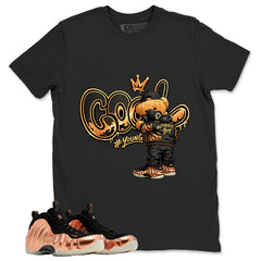 Cool Boy Graphic Tee, Shirt to Match Air Foamposite One Copper, Air Foamposite Unisex Black Shirt