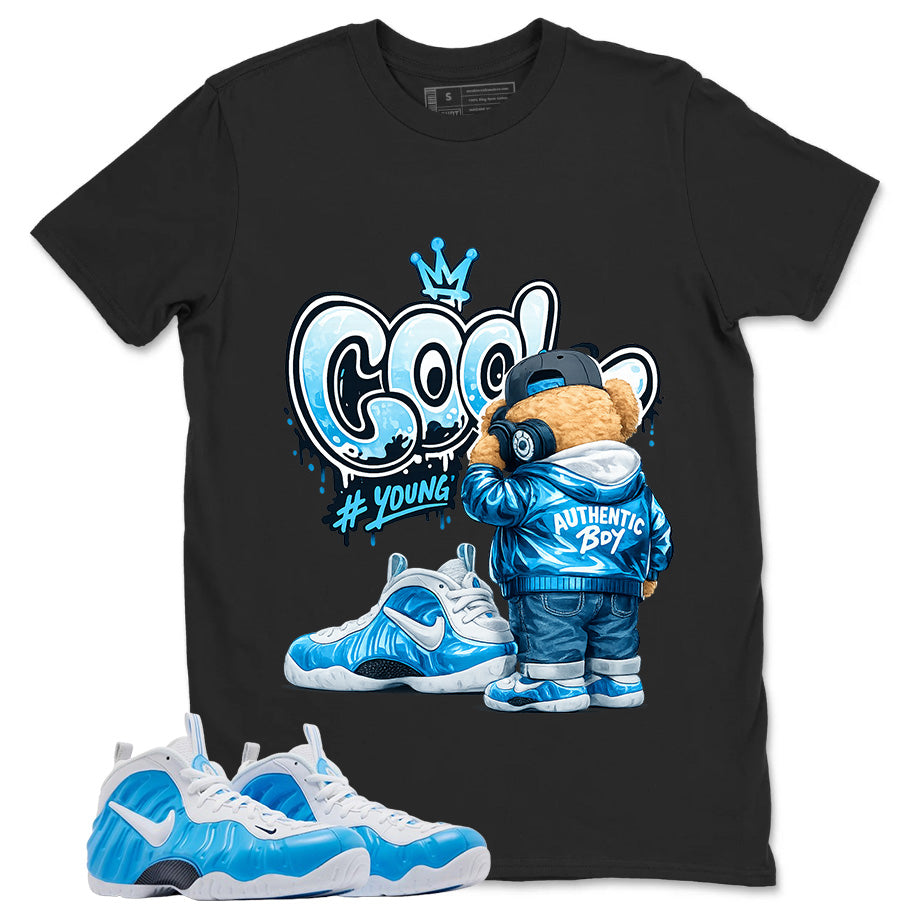 Cool Boy Graphic Tee, Shirt to Match Air Foamposite Pro University Blue, Air Foamposite Unisex Blue Shirt