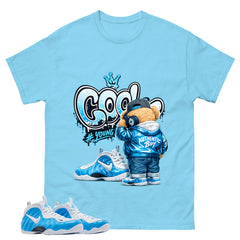 Cool Boy Graphic Tee, Shirt to Match Air Foamposite Pro University Blue, Air Foamposite Unisex Blue Shirt