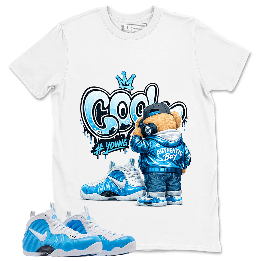 Cool Boy Graphic Tee, Shirt to Match Air Foamposite Pro University Blue, Air Foamposite Unisex Blue Shirt
