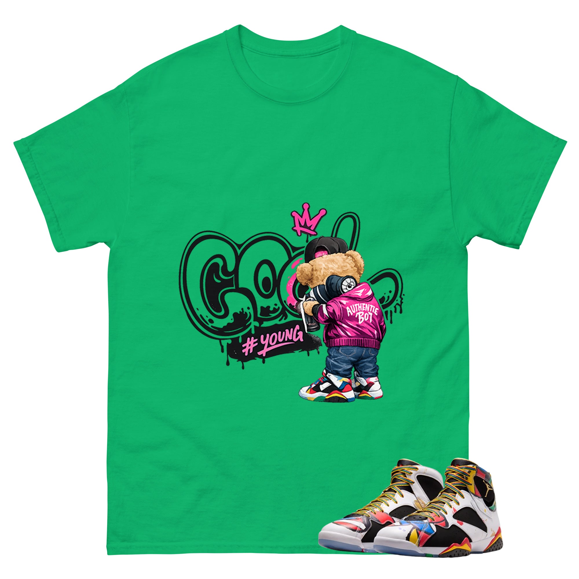 Cool Boy Graphic Tee, Shirt to Match Air Jordan 7 Miro, Air Jordan 7 Miro Unisex Shirt