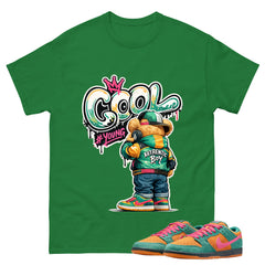 Cool Boy Graphic Tee, Shirt to Match SB Dunk Green Noise, SB Dunk Green Noise Watermelon Unisex Shirt