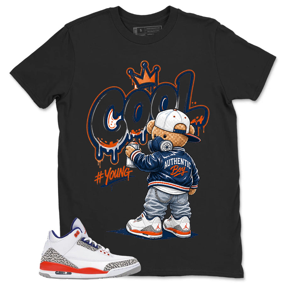 Cool Boy Shirt - Match Blue Air Jordan 3 Knicks
