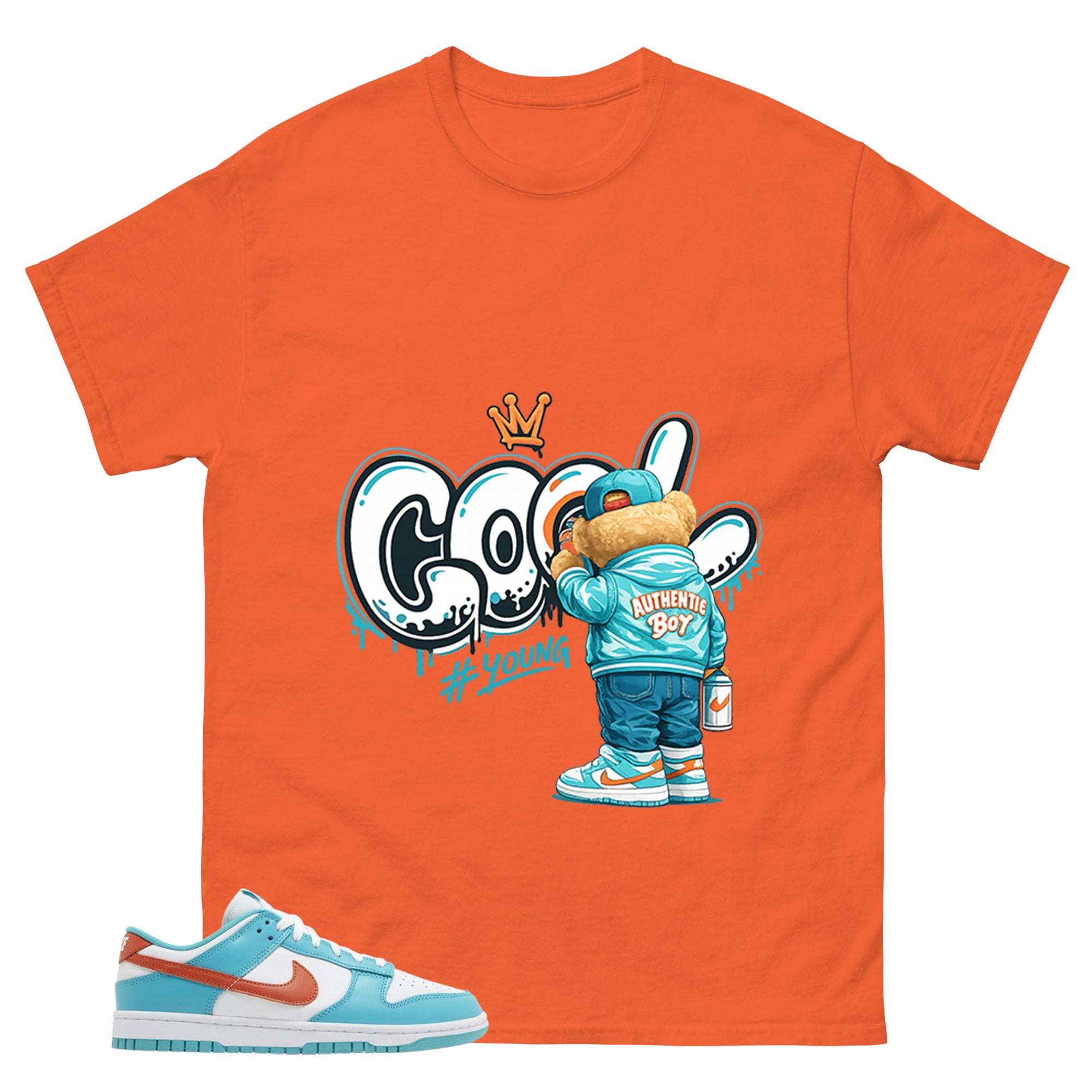 Cool Boy Shirt - Match Green Dunk Low Miami Dolphins