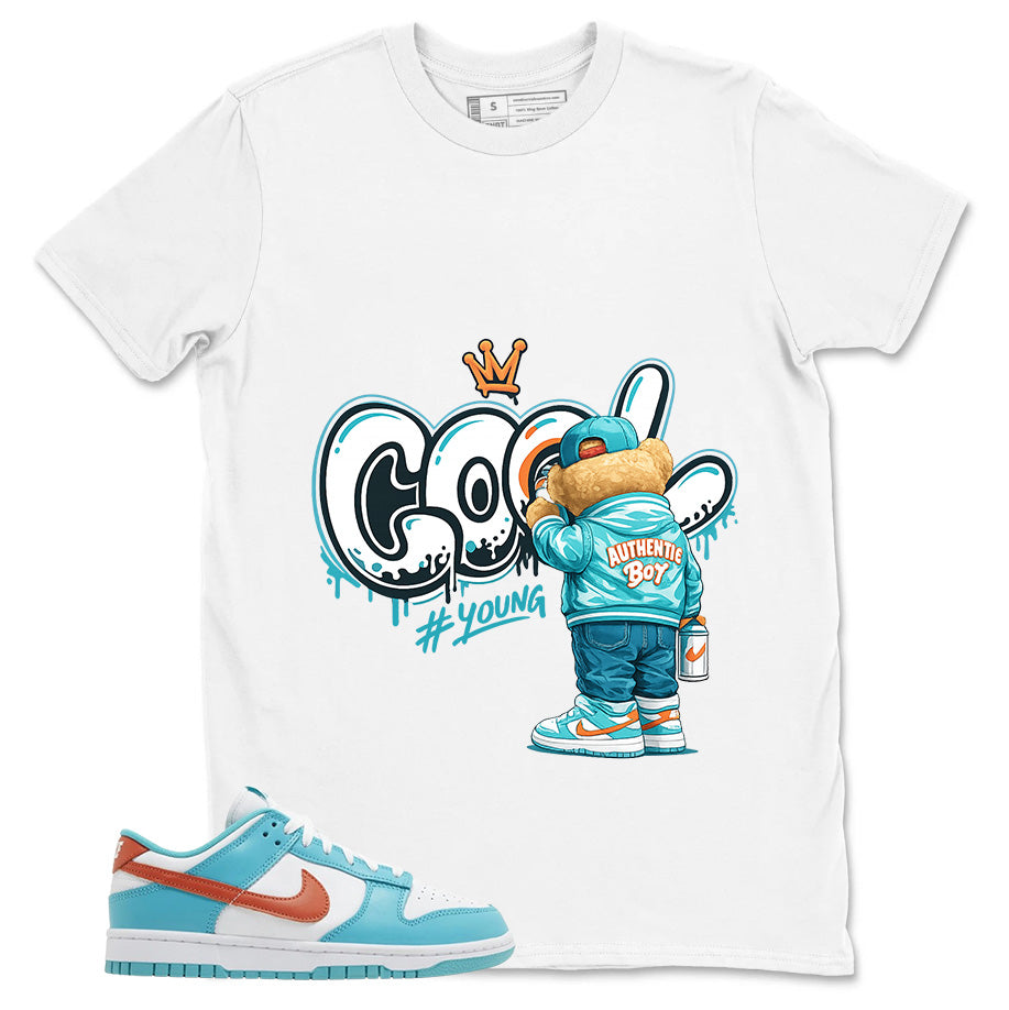 Cool Boy Shirt - Match Green Dunk Low Miami Dolphins