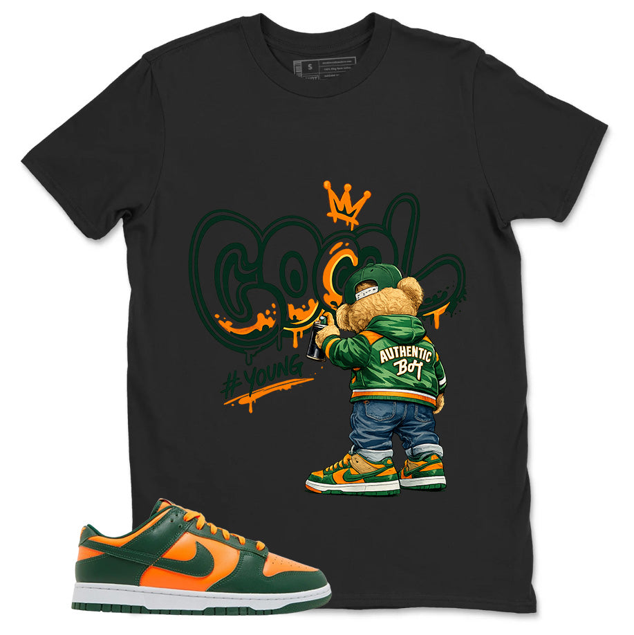 Cool Boy Shirt - Match Green Dunk Low Miami Hurricanes