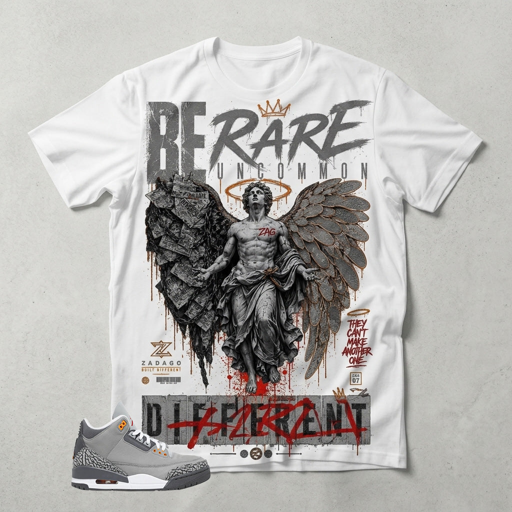 Cool Grey 3s Zadago Shirt Be Rare Uncommon Different Graphic