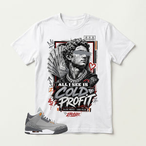 Cool Grey 3s Zadago Shirt Cold Profit Graphic