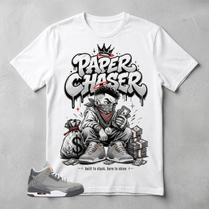 Cool Grey 3s Zadago Shirt Paper Chaser Graphic