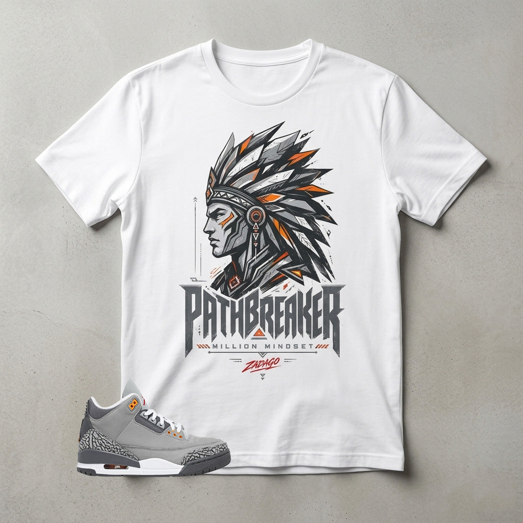 Cool Grey 3s Zadago Shirt Path Breaker Graphic